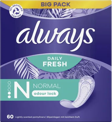 Immagine prodotto di Always Assorbenti Dailies Normal Fresh & Protect 60 pezzi
