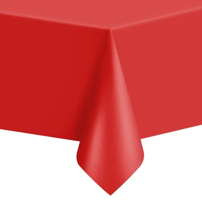 Produktbild von Rote Folientischdecke 274 x 137 cm