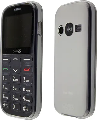 Image de caseroxx Housse de protection TPU compatible avec Doro 1360 / 1361 / 1362, étui de téléphone portable en caoutchouc transparent
