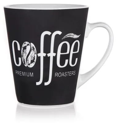 Produktbild von Becher, Keramikbecher, für Kaffee Premium Schwarz 360 ml