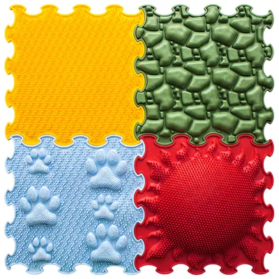 Immagine prodotto di Ortoto Sensory Massage Puzzle Mat Set Fantastic Four 4 pezzi