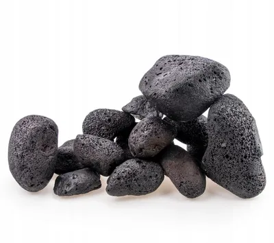 Produktbild von Aquarium Kies, Lavastein Schwarz 15 kg