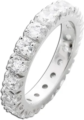 Produktbild von Memoire Alliance Ring Silber 925 weiße Zirkonia Steine 19