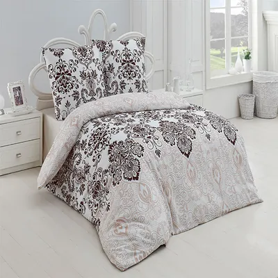 Produktbild von Buymax® Bettwäsche Bettbezug 200x200 cm, Kopfkissenbezug 80x80 cm 3 teilig Deckenbezug Set aus 100% Baumwolle Renforce mit Reissverschluss