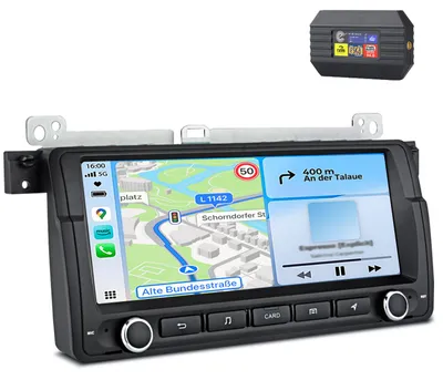 Immagine prodotto di Autoradio Android da 8 pollici 2+32 GB per BMW Serie 3 E46 M3 Rover 75 MGZT Wireless CarPlay Android Auto WiFi GPS Navi RDS DSP DAB+ Bluetooth