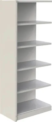Produktbild von Kerkmann Anbauregal Progress 50965811 lichtgrau 75,0 x 40,0 x 190,0 cm