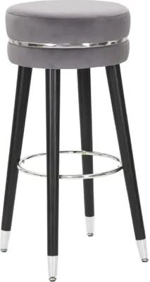 A studio shot of a bar stool.