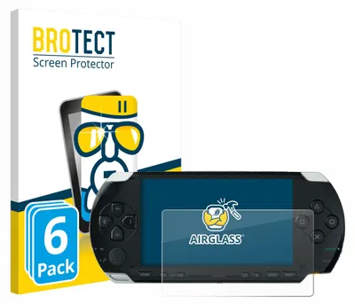 Produktbild von 6x BROTECT Schutzglas für Sony PSP 1000 Schutzfolie Panzer Folie Glas Display Schutz klar