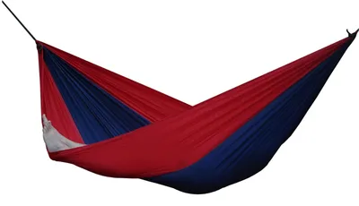 Produktbild von Doppel Reisehängematte Outdoor navy-red wetterfest von Vivere