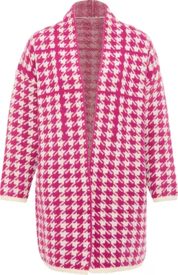 Immagine prodotto di Maglione da donna Caneva - bianco lana a quadri viola, XL/XXL