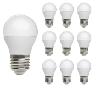 Produktbild von Kobi E27 LED Kugellampe 6W 470lm 6000K 230V 10 Stück
