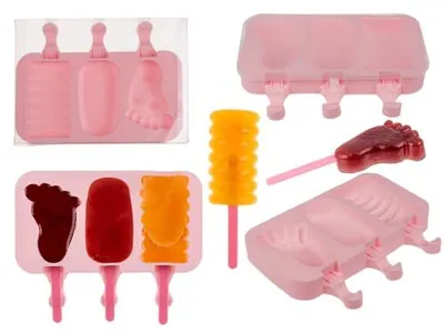 Produktbild von Eiswürfelzubereiter, Flamingo, für 8 Würfel, im Polybeutel mit Headercard