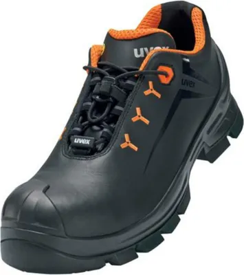 Image de chaussures basses uvex 2 MACSOLE® S3 noir, orange largeur 12 T. 48