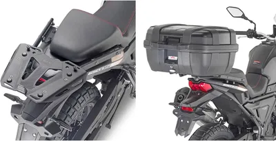 Produktbild von Givi Sr9252 Topcase Heckmontage Silber  Silber One Size
