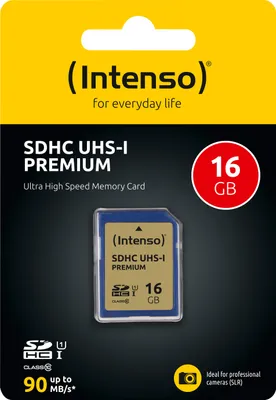 Immagine prodotto di Intenso 3421470 Intenso SDHC Card           16GB Class 10 UHS-I Premium