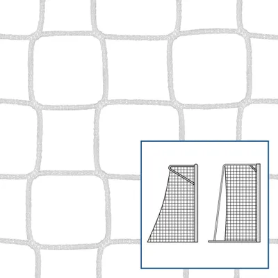 Produktbild von Sport-Thieme Kleinfeld-Fußballtornetz, Weiß, 4 mm