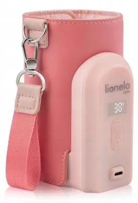 Produktbild von Mobiler Flaschenwärmer Lionelo Thermup Go Evo Rosa USB 12 V
