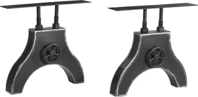 Produktbild von SIT Möbel Tischgestell | für Platten von 160 bis 240 cm | Metall schwarz | B 70 x T 12 x H 72 cm | 07114-44 | Serie TOPS & TABLES