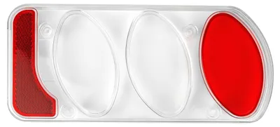 Obrázok produktu pre EUFAB 11486, náhradné sklo, pravá strana, priehľadné sklo, pre zadné svetlo 11488
