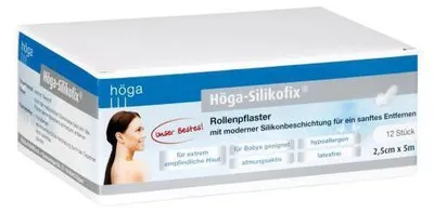 Image de Pansement Höga-Silikofix 2,5cmx5m en rouleau 12 pces