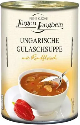 Produktbild von Jürgen Langbein Ungarische Gulaschsuppe, 400ml