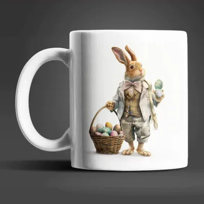 Produktbild von Osterhase Vintage Ostereier Ostern Kaffeetasse Teetasse Tasse Geschenkidee