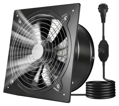 Productafbeelding van Vevor HDB-300, Wandmodel, Keuken, Zwart, 2649,08 m³/u, 1 ventilator, 2344 omwentelingen per minuut