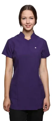 Productafbeelding van Damen tuniek, uniform, kleur pruim, maat NL 34, UK 06