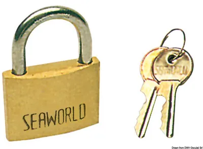 Immagine prodotto di Lucchetto bronzo/acciaio VA 50 mm , 1 pezzo