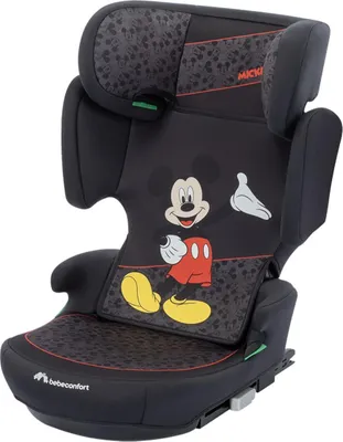Image de Bebeconfort Disney RoadFix i-Size, Siège pour enfant, 3,5-12 ans, Siège pour enfant Mickey Mouse, Léger (4,4 kg), 14 positions d'appui-tête, Authentic Mickey
