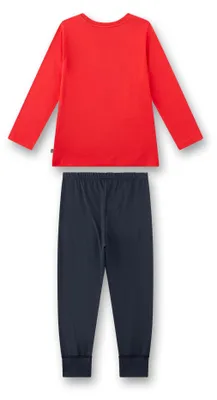 Produktbild von Sanetta Jungen-Schlafanzug rot | Gemütlicher Kinderpyjama