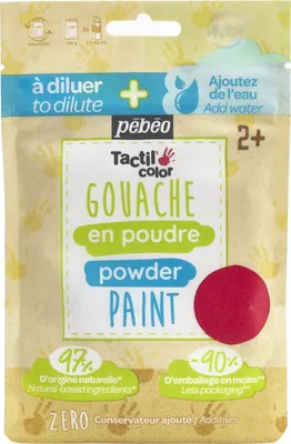 Image de Poudre de gouache - 100 g - Rouge