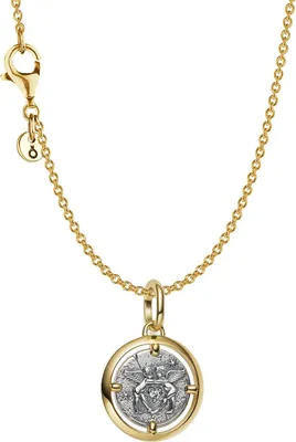 Pandora 21205 Damen Schmuck-Set Kette mit Anhänger Amor Goldfarben 1