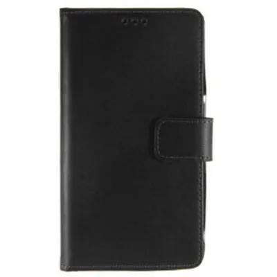 Image de Book Case Étui pour téléphone portable Samsung Galaxy Note 4 Noir Cuir 4250710555772
