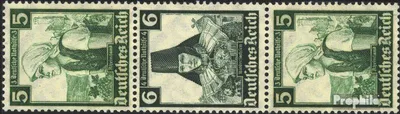 Produktbild von Briefmarken Deutsches Reich 1935 Mi S232 postfrisch Volkstrachten