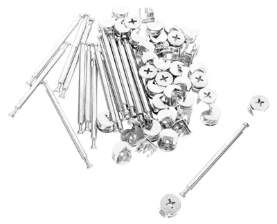 Produktbild von Möbelverbinder Nockenbeschläge 20 Stück Metall Möbeldübel für Schrankverbindungen und Möbelbefestigungen
