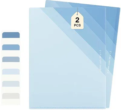 Immagine prodotto di Cartella portadocumenti A4, 6 scomparti, pieghevole, blu