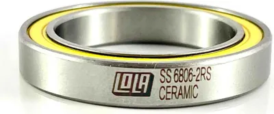 Zdjęcie produktu dla Wspornik dolny Lola Inox Ceramic 6806 Silver Srebrny Jeden rozmiar