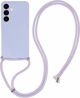 Produktbild von Samsung Galaxy S24 Hülle - Coverup Colour TPU Back Cover mit Handykette - Lavendel
