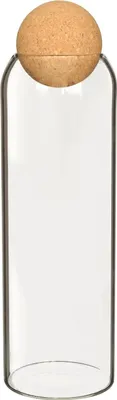 Produktbild von Flaschengarten mit Korken wählbar in 19, 24 und 29cm, Ø8,5 cm | Pflanzenterrarium , Größe:h.29 Ø8.5cm