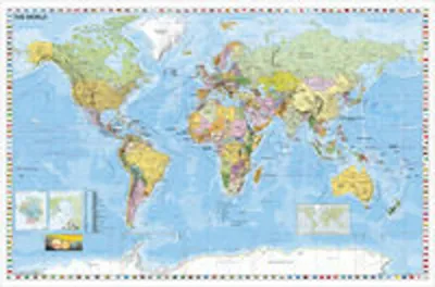 Image de Carte du monde en anglais