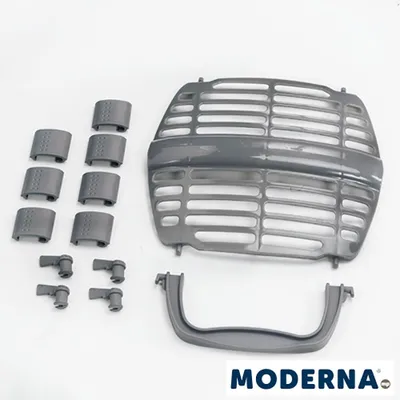 Imagen del producto de Puerta de plástico Roadrunner 1, modelo moderno, y accesorios, color gris. Color: gris. Talla única