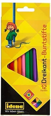 Produktbild von Idena Buntstifte FSC100% dreikant, 12er Etui