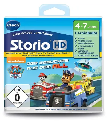 Produktbild von VTech "Paw Patrol", Storio2, Physische Medien, Speicherkarte, Bildend, EC (Früh Kindheit), DEU