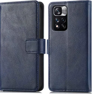 Image de imoshion Luxe Bookcase pour le Xiaomi Redmi Note 11 Pro - Bleu foncé