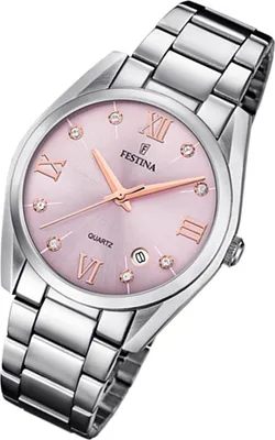 Produktbild von Festina Damen Uhr Boyfriend F16790/D Edelstahl Armband-Uhr silber UF16790/D