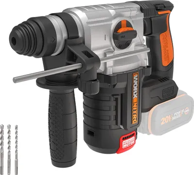 Produktbild von WORX WX380.9 Akku-Bohrhammer 20V, ohne Akku & Schnellladgerät