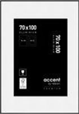 Zdjęcie produktu dla accent by nielsen aluminiowa rama do zdjęć Accent Premium, 70x100 cm, czarny mat