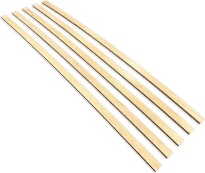Produktbild von Ersatz Federholzleisten aus Schichtholz im 5er Set passend für viele gängige Lattenroste, Länge: Für 90 cm (880 mm), Breite / Farbe: 24 mm / Natur
