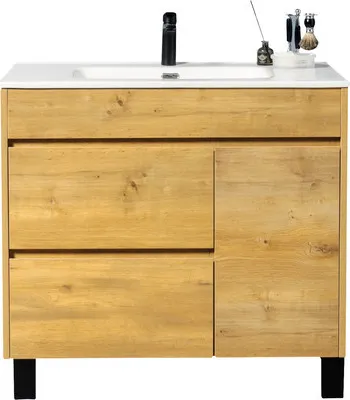 Obrázok produktu pre Kúpeľňová skrinka s umývadlom Differnz Sofi dub 80 x 72 x 46 cm
